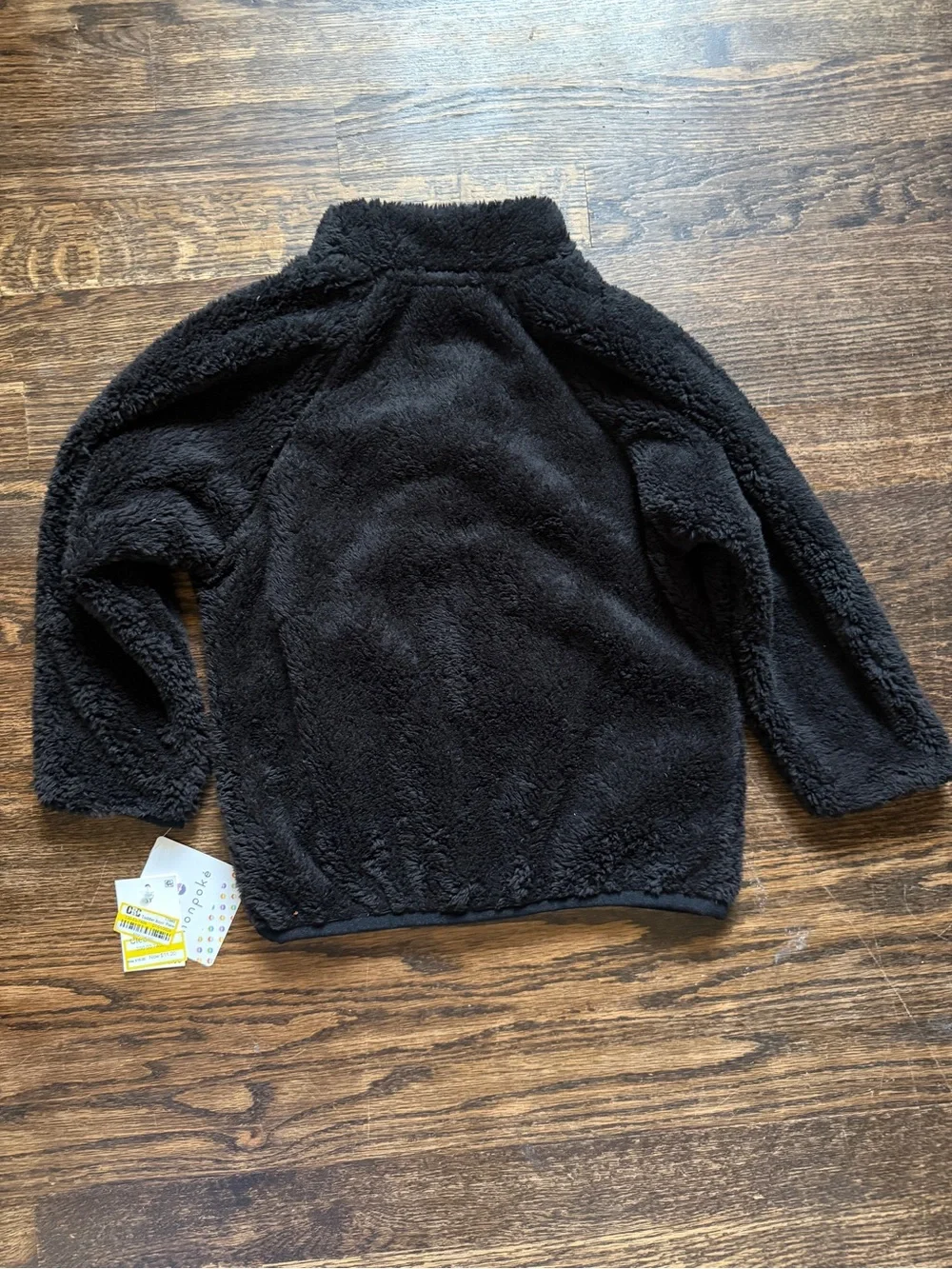 Pokémon Pikachu Toddler Boys Black Plush Zip-Up Jacket 3T